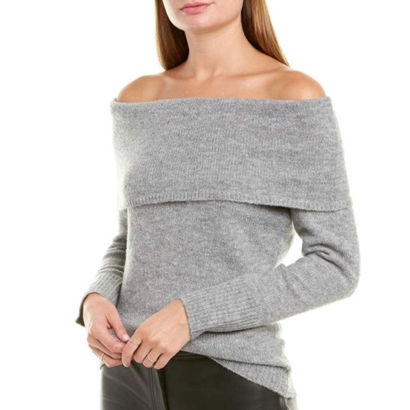 Theory Sweaters - Theory Off-the-shoulder wool blend sweater